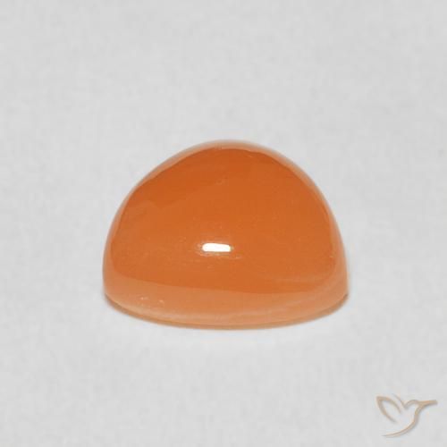 1.60克拉天然月长石，胖三角形，半透明
