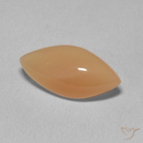 2.59克拉天然月长石，榄尖形，半透明