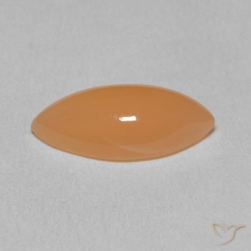2.59克拉天然月长石，榄尖形，半透明