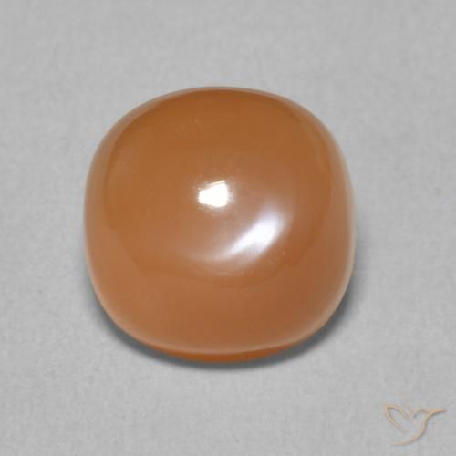 2.46ct 天然 中橙 月长石, 软垫, 半透明
