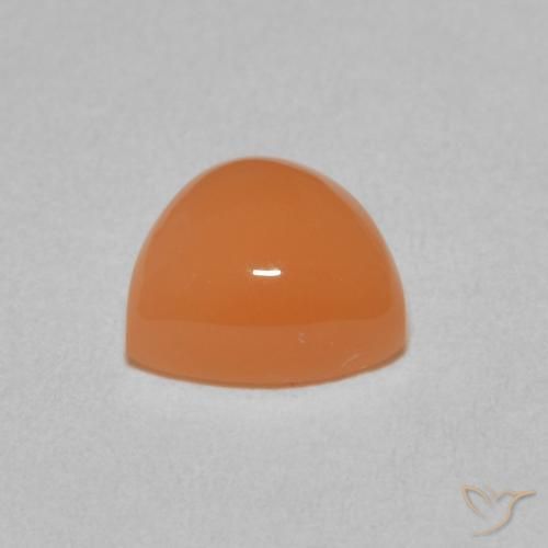 2.01克拉天然月长石，胖三角形，半透明