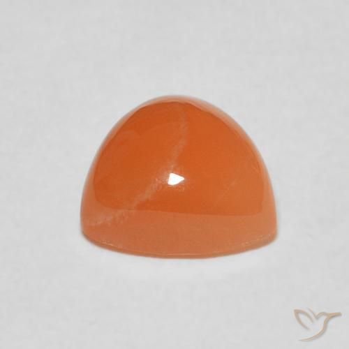 1.93克拉天然月长石，胖三角形，半透明
