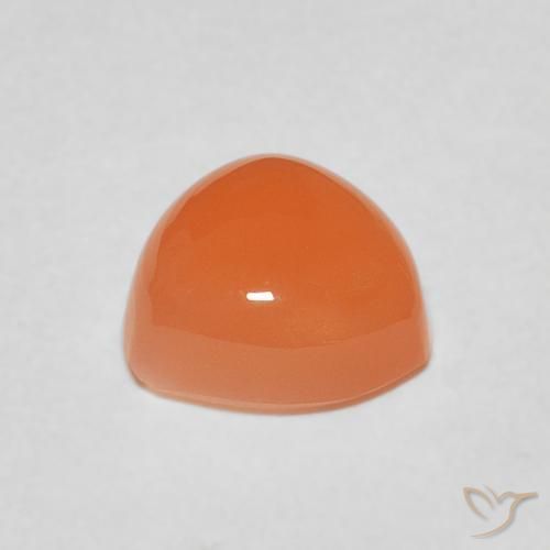 1.87克拉天然月长石，胖三角形，半透明