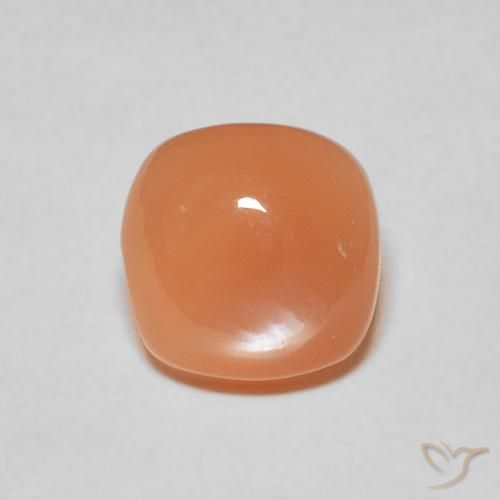 1.99ct 天然 浅红橙色 月长石, 软垫, 半透明