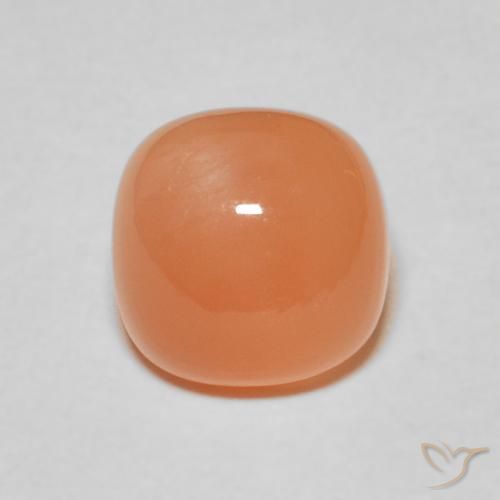 2.38ct 天然 浅红橙色 月长石, 软垫, 半透明