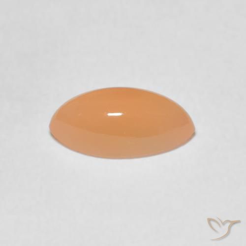 1.25克拉天然月长石，榄尖形，半透明