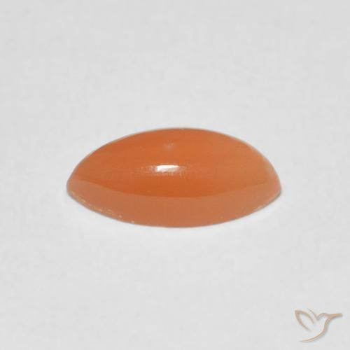 1.12克拉天然月长石，榄尖形，半透明
