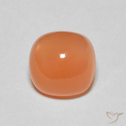 2.52ct 天然 浅橙色 月长石, 软垫, 半透明