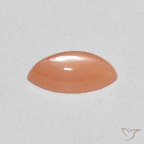 1.06克拉天然月长石，榄尖形，半透明