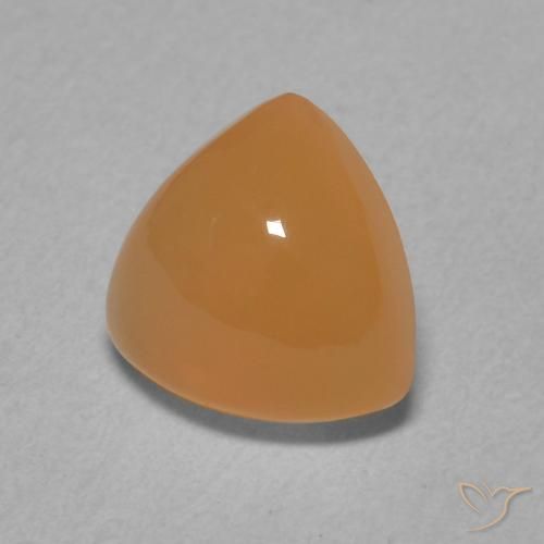 1.82克拉天然月长石，胖三角形，半透明