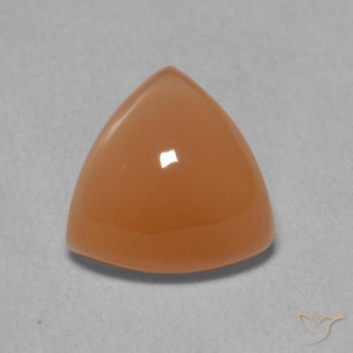 1.91克拉天然月长石，胖三角形，半透明