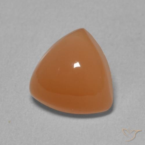 1.91克拉天然月长石，胖三角形，半透明