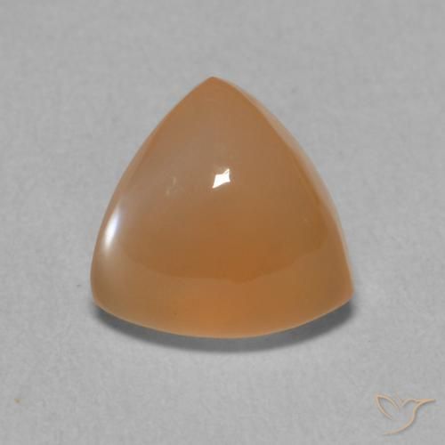1.81克拉天然月长石，胖三角形，半透明