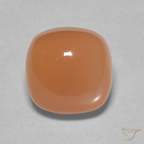 2.53ct 天然 桃橙色 月长石, 软垫, 半透明