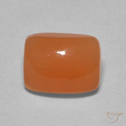 2.28ct 天然 中橙 月长石, 软垫, 半透明