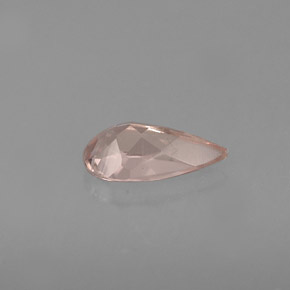0.57克拉天然粉色摩根石，梨形，8.3×4.3毫米，VVS-VS