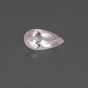 0.63克拉天然粉色摩根石，梨形，8.3×4.3毫米，VVS-VS