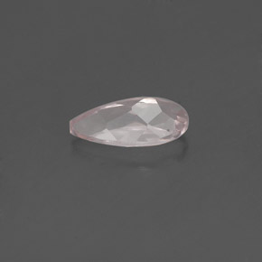 0.66克拉天然粉色摩根石，梨形，8.2×4.2毫米，VVS