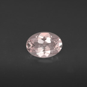 0.66克拉天然粉色摩根石，椭圆形切割，7.1×4.9毫米，VVS