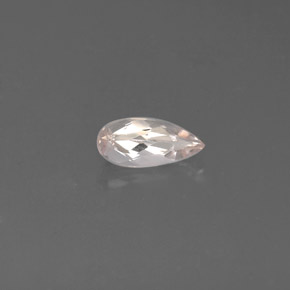 0.76克拉天然粉色摩根石，梨形，9.2×4.2毫米，VVS