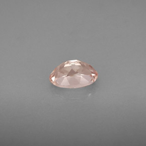 0.76克拉天然粉色摩根石，椭圆形切割，7.1×5毫米，VVS-VS