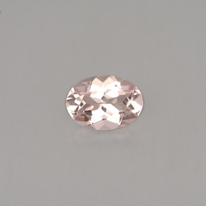 0.73克拉天然粉色摩根石，椭圆形切割，7.1×5.1毫米，VVS-VS
