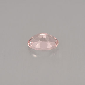 0.73克拉天然粉色摩根石，椭圆形切割，7.1×5.1毫米，VVS-VS