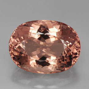 40.85克拉天然粉色摩根石，椭圆形切割，25.6×19.1毫米，VVS