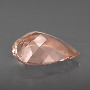 3.21克拉天然粉色摩根石，梨形，12.8×9.1毫米，VVS