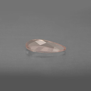 0.74克拉天然粉色摩根石，梨形，10.2×4.2毫米，VS