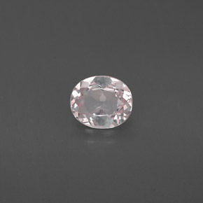 0.54克拉天然粉色摩根石，椭圆形切割，6.2×5.2毫米，VVS-VS