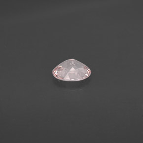 1.12克拉天然粉色摩根石，椭圆形切割，7.9×6.6毫米，VVS