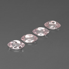2.28克拉天然粉色摩根石，马眼形，8×4.1毫米，VVS