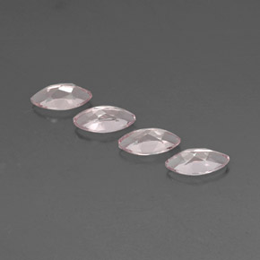 2.28克拉天然粉色摩根石，马眼形，8×4.1毫米，VVS