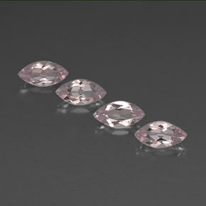 2.13天然粉色摩根石，马眼形，8.1×4.1毫米，VVS