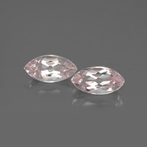 克拉天然铯绿柱石，榄尖形，VVS