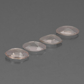 克拉天然铯绿柱石，榄尖形，VVS