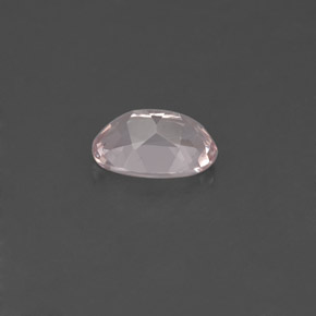 0.73克拉天然粉色摩根石，椭圆形切割，7.1×5毫米，VVS-VS