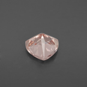 1.63克拉天然粉色摩根石，三角形，8×7.9毫米，VS