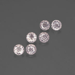 克拉天然铯绿柱石，圆形切割，VS