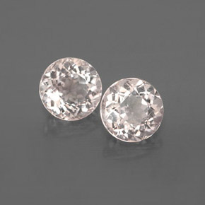 克拉天然铯绿柱石，圆形切割，VS