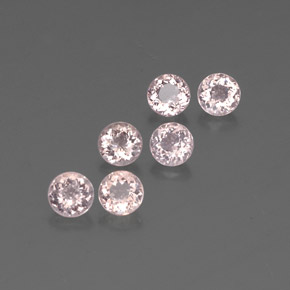 克拉天然铯绿柱石，圆形切割，VS