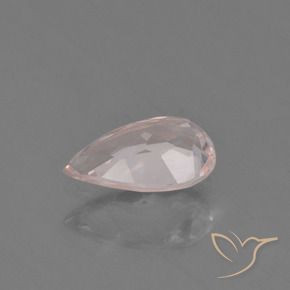 0.63克拉天然粉色摩根石，梨形，7.7×4.8毫米，VVS-VS