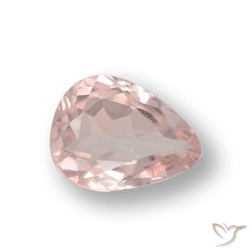 0.65ct 天然 火烈鸟粉色 铯绿柱石, 梨形, VVS-VS