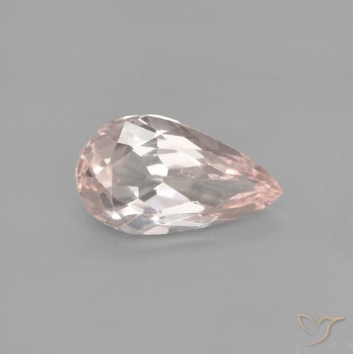 0.74ct 天然 中粉红色 铯绿柱石, 梨形, VVS-VS