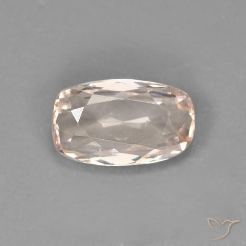0.76ct 天然 非常浅的粉红色 铯绿柱石, 软垫, VVS-VS