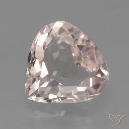0.56ct 天然 中浅粉色 铯绿柱石, 梨形, VVS-VS