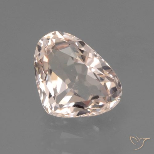 0.83ct 天然 中浅粉色 铯绿柱石, 梨形, VVS-VS