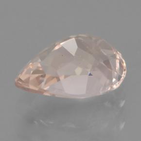 0.84克拉天然粉色摩根石，梨形，7.4×5.4毫米，VVS-VS