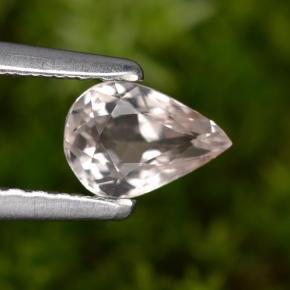 0.43克拉天然铯绿柱石，梨形，VVS